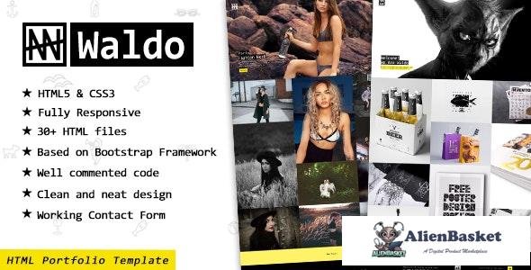 27437 Waldo v1.5 - Portfolio Showcase Website Template for Freelancers & Agencies 