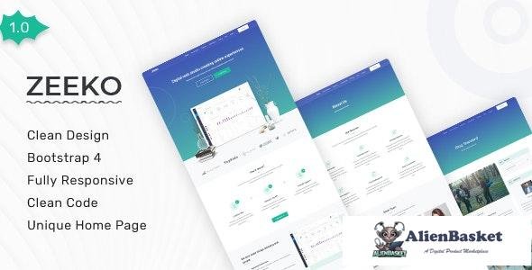 17108 Zeeko v1.0.0 - Landing Page Template 