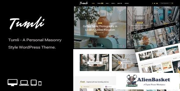 26430 Tumli v2.1 - A Personal Masonry Style WordPress Theme 