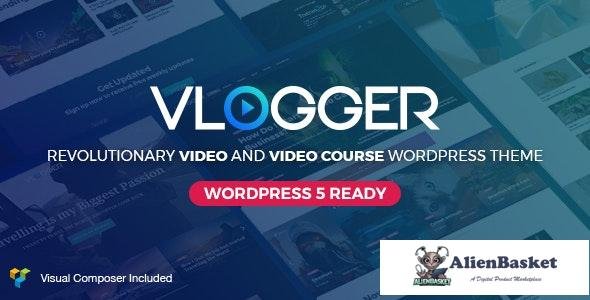 29570 Vlogger v2.6.8 - Professional Video & Tutorials Theme 