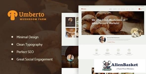 36737 Umberto v1.2.5 - Mushroom Farm & Organic Products Store WordPress Theme 