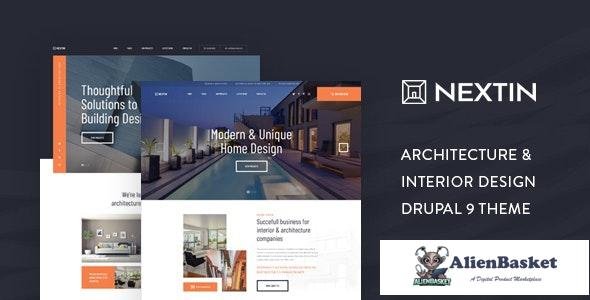 23693 Nextin v1.0 - Architecture & Interior Design Drupal 9 Theme 