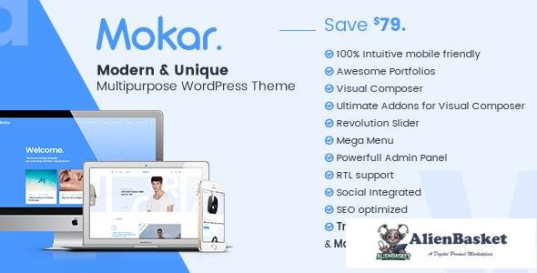 13007 Mokar v1.0.2 - Modern Multipurpose WordPress Theme 