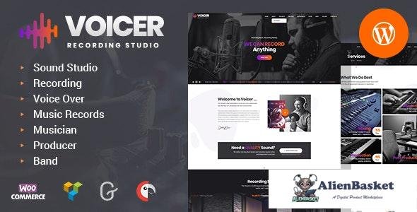 17155 Voicer v1.0 - Recording Studio WordPress Theme 