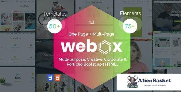 28532 Webox v1.0 - One Page Parallax 