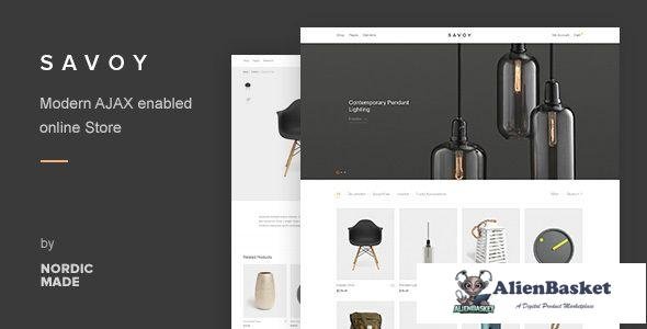 20980 Savoy v2.4.0 - Minimalist AJAX WooCommerce Theme 