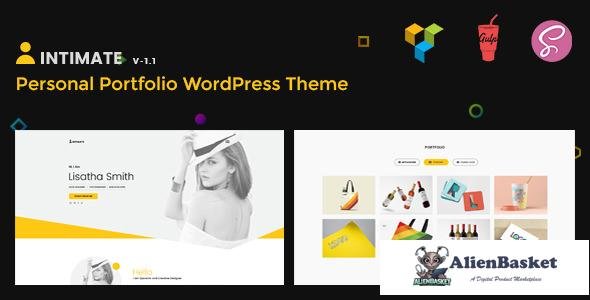 10534 Intimate v1.1 - Minimal Portfolio WordPress Theme 