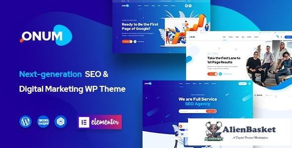 25495 Onum v1.2.2 - SEO & Marketing Elementor WordPress Theme 