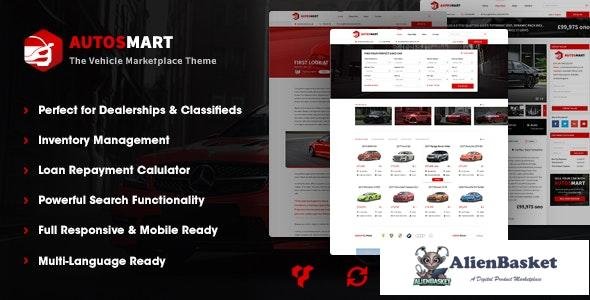 23858 AutosMart v1.0.4 - Automotive Car Dealer WordPress Theme 