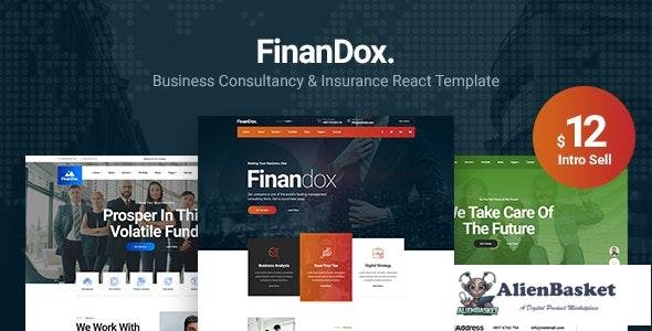 25307 Finandox v1.0 - ReactJS Business Consulting Template 