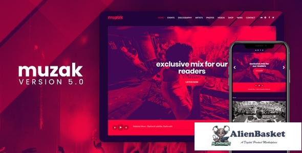 32885 Muzak v5.6.1 - Music WordPress theme 