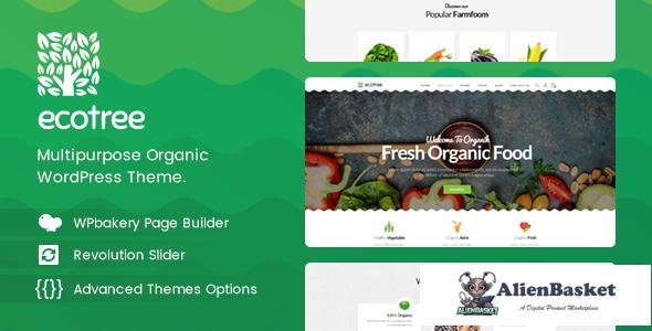 12305 Ecotree v1.1 - Organic Food WordPress Theme 