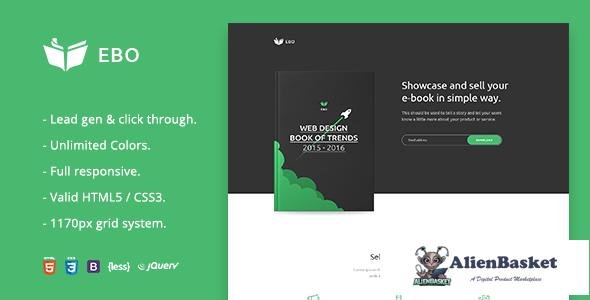 10797 Ebo - Ebook Landing Page HTML Template 