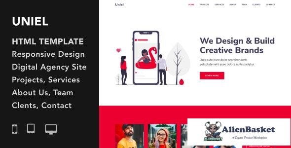 18293 Uniel v1.0.0 - Digital Agency HTML5 Responsive Template 