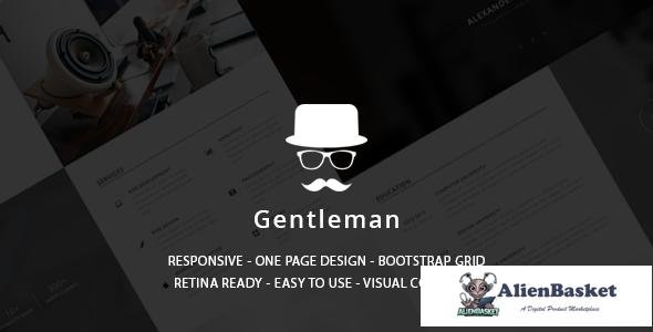 13204 Gentleman v1.4.3 - CV & Resume vCard WordPress Theme 