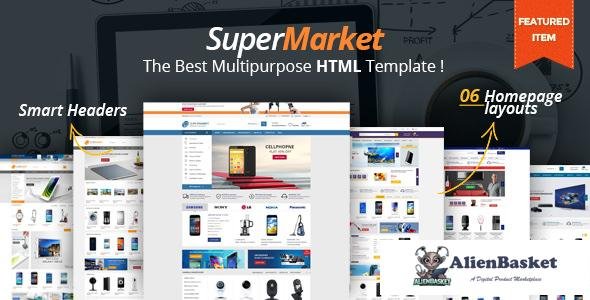 10499 SuperMarket - Premium HTML Template 