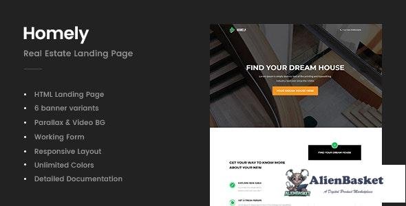 17255 Homely v1.0 - Real Estate Landing Page 