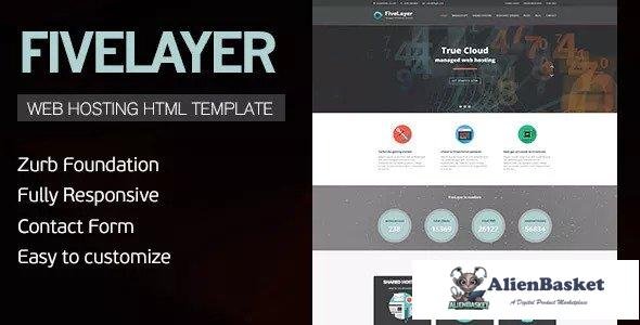 13660 FiveLayer - Web Hosting, Responsive HTML Template 
