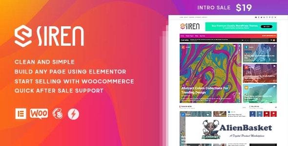 18439 Siren v1.0.1 - News Magazine Elementor WordPress Theme 