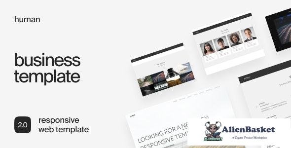 26861 Human v1.0 - Responsive HTML5 Business Template 