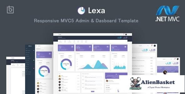 18051 Lexa v1.0 - MVC5 Admin & Dashboard Template 
