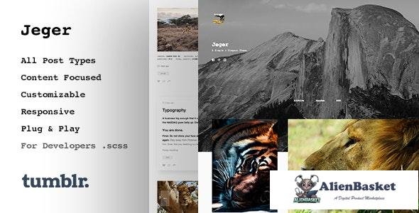 19606 Jeger v1.1.2 - Responsive Portfolio Tumblr Theme 