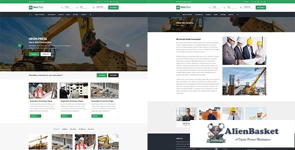 17487 Neon-Press v1.0 - Construction Business HTML template 