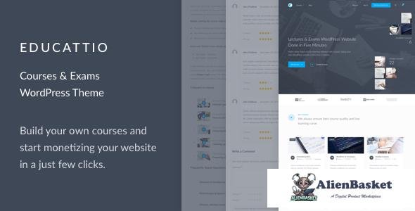 12089 Educattio v1.0.1 - Courses & Exams WordPress Theme 