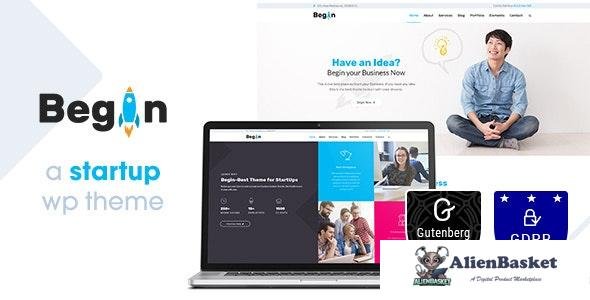 16008 Begin v1.7 - Business, Startup WordPress Theme 