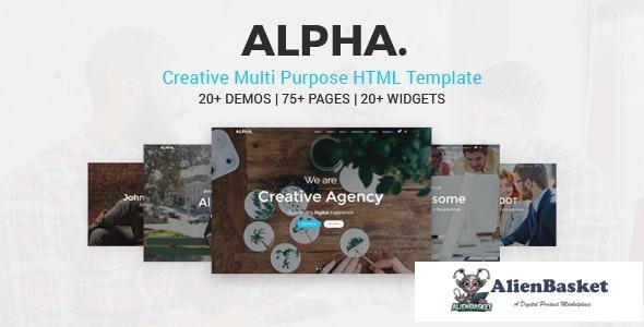 27192 Alpha Dot v1.0 - Multi Purpose HTML5 Template 