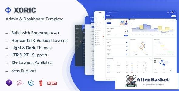 19513 Xoric v1.0 - Admin & Dashboard Template 