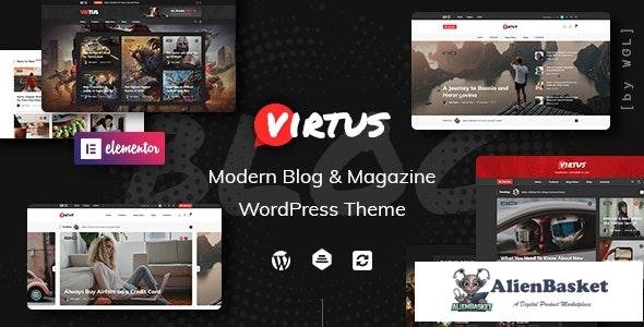 38708 Virtus v1.2.4 - Modern Blog & Magazine WordPress Theme 