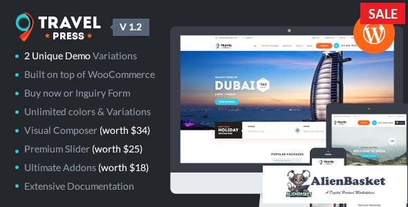 11331 TravelPress v1.3.1 - Travel Agency WordPress Theme 