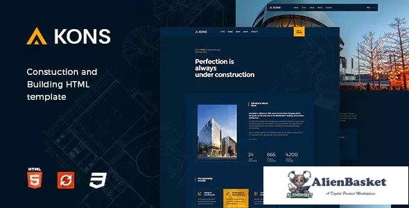 13386 Kons - Construction and Building Template 