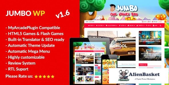 12513 Jumbo v1.6 - WordPress Magazine & Arcade Theme 