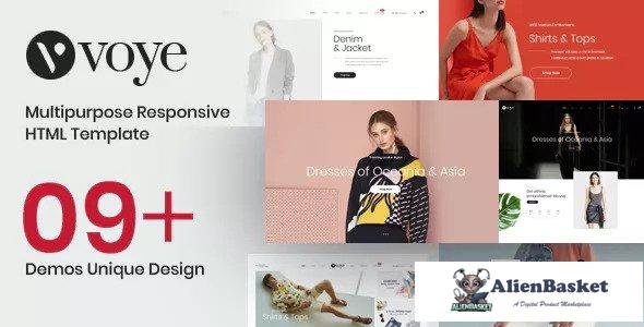 13622 Voye - Multi Layout Fashion eCommerce HTML Template 