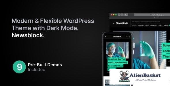 30565 Newsblock v1.2.1 - News & Magazine WordPress Theme with Dark Mode 