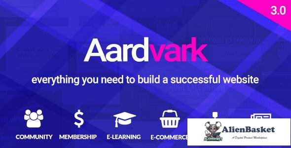 13138 Aardvark v3.0 - BuddyPress, Membership & Community Theme 