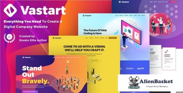 16594 Vastart v1.2.12 - Digital Company & Startup WordPress Theme 