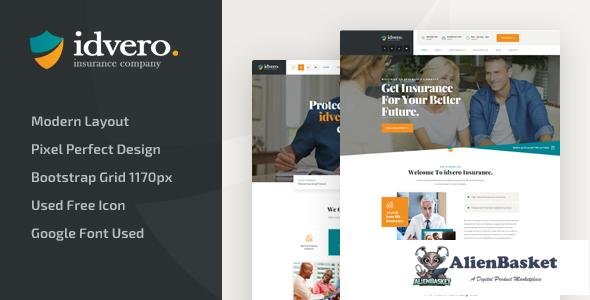 13217 idvero - Insurance Company PSD Template 