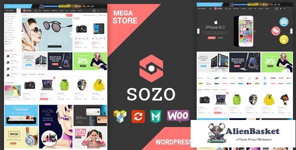 14078 SOZO v1.5 - Full Screen Mega Shop Theme 