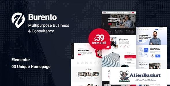 26907 Burento v1.0 - Multipurpose Business WordPress Theme 