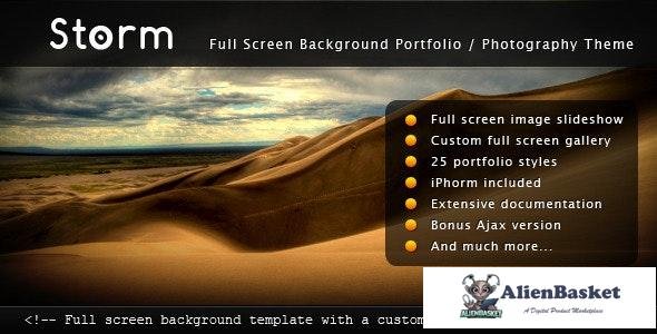 19771 Storm v1.4.2 - Full Screen Background Template 