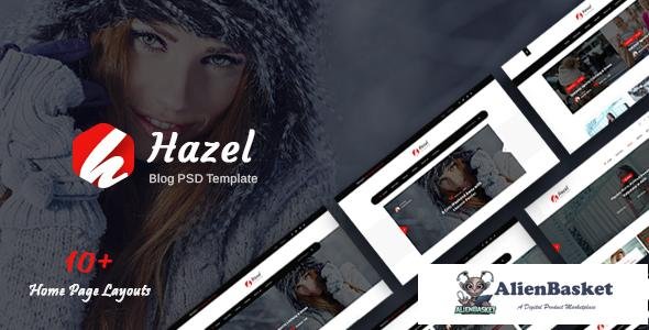 12479 Hazel - Personal Blog PSD Template 