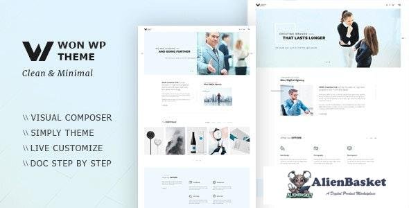 33032 WON v1.2.2 - Creative Minimal WordPress Theme 