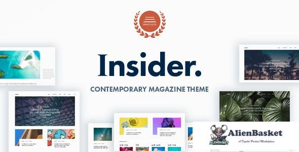 12775 Insider v1.2 - Contemporary Magazine and Blogging Theme 