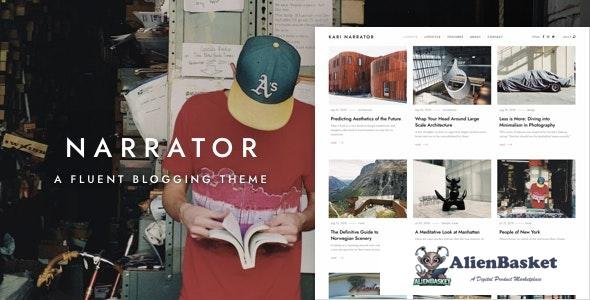 24904 Narrator v1.3.4 - A Fluent WordPress Blogging Theme 