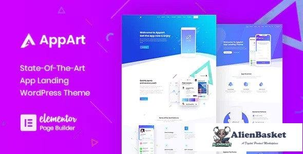 24570 AppArt v2.8 - Creative WordPress Theme For Apps 