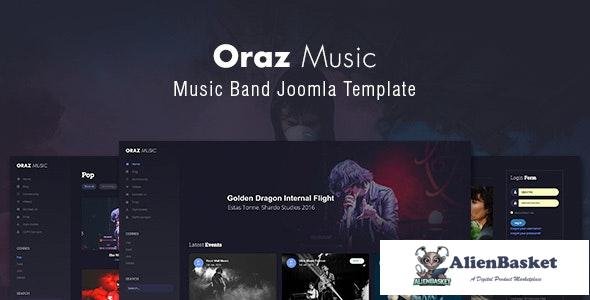 16244 Oraz - Music Band Joomla Template 