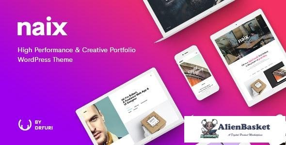 34953 Naix v1.4.6 - Creative & High Performance Portfolio WordPress Theme 